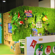 12 pieces 50 x 50 cm DIY customized fresh PE artificial foliage privacy for shop decor